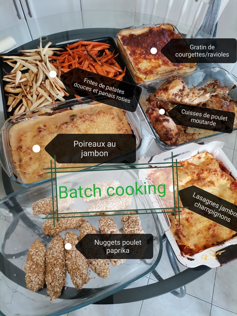 Batch cooking 1ere semaine Octobre 2021 - Les delices de Karinette